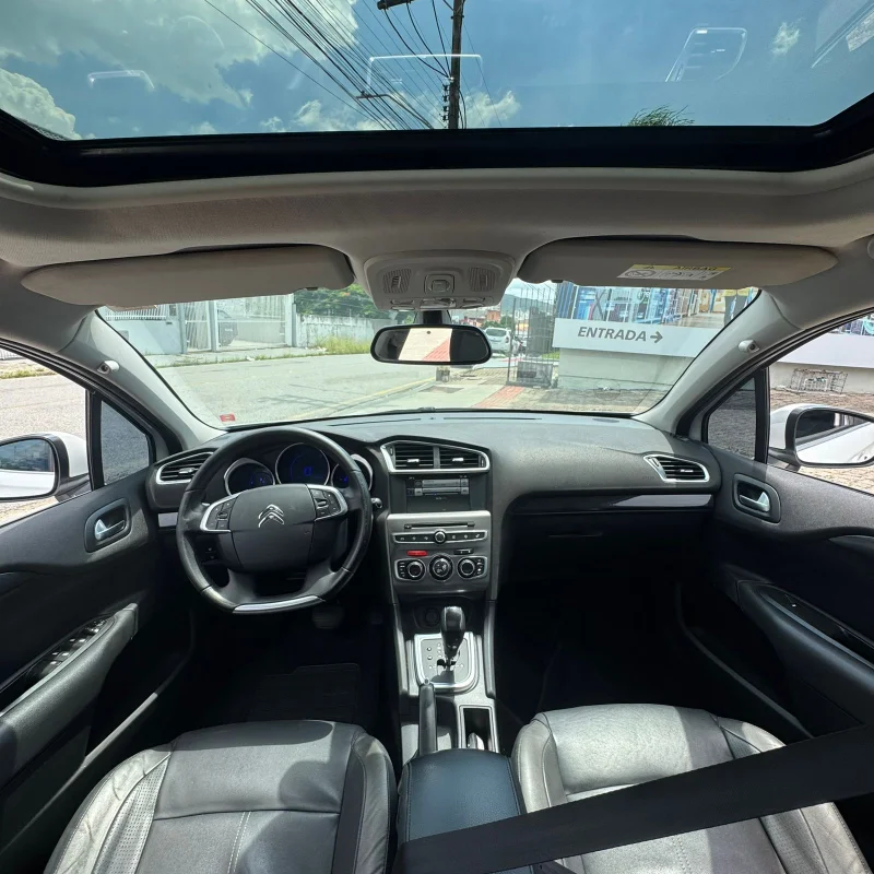 C4 Lounge Exclusive 1.6 Turbo 2018 Teto Solar. - Imagem 7