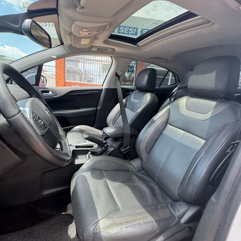 C4 Lounge Exclusive 1.6 Turbo 2018 Teto Solar. - Imagem 9